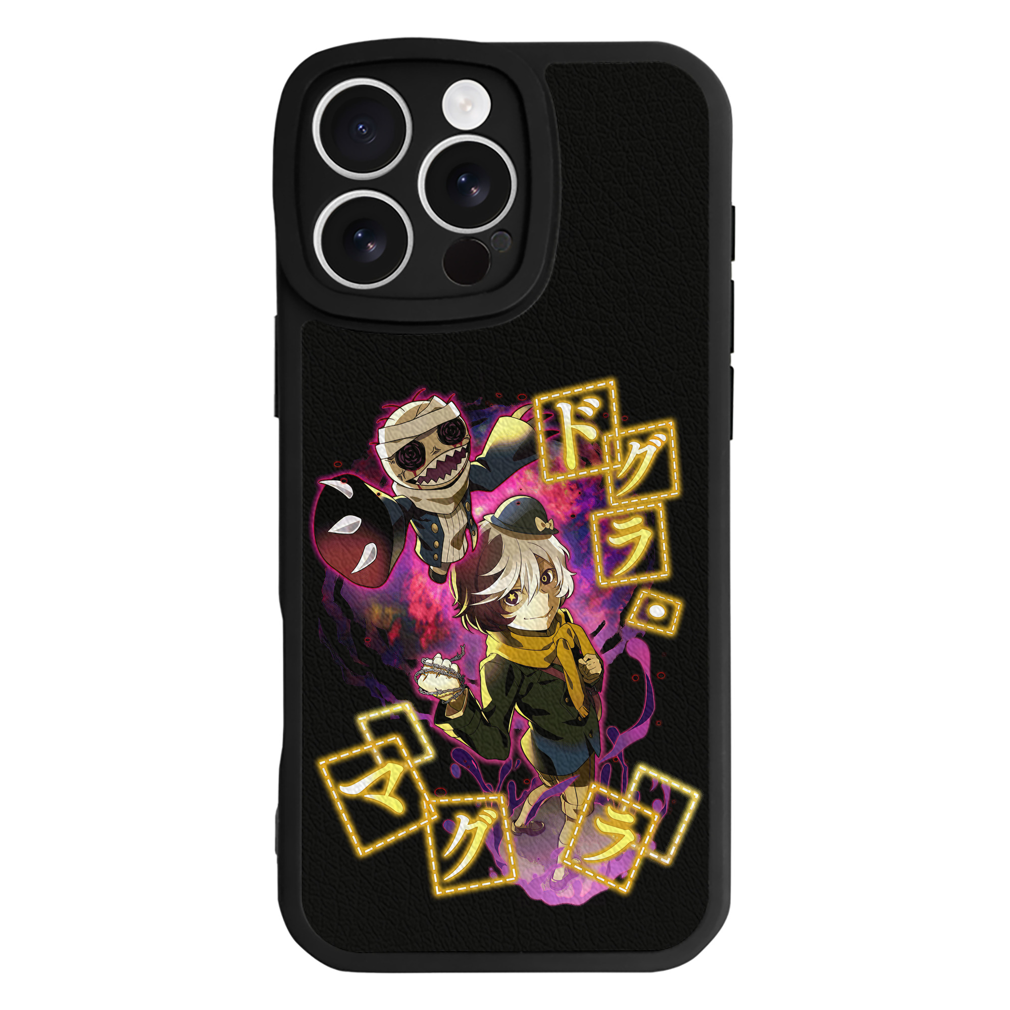 （画像用） 文豪ストレイドッグス Bungo Stray Dogs 【iPhone 16シリーズ対応】シリコンスマホケース（レザー調） 材質：シリコン